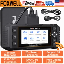 FOXWELL OBD2 Scanner Bluetooth ABS SRS System Bidirectional Scan OIL TPMS Reset