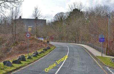 Foto 12x8 Zufahrtsstraße zum Kernkraftwerk Trawsfynydd Gellilydan T c2014