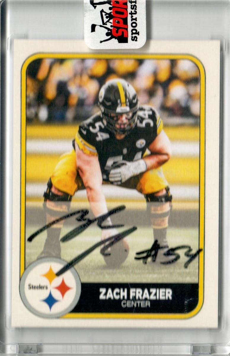 Zach Frazier Pittsburgh Steelers Signed Card JSA | eBay
