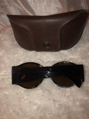 Lanvin Brown Tortoise Women\'s Sunglasses Lanvin LNV664S 730 Cat Eye Amber Tortoise/Gold Sunglasses  main image 4