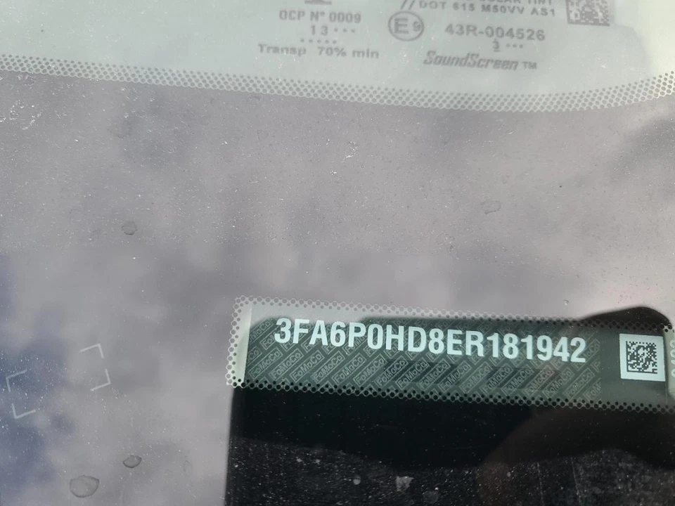 Used Right Curtain Air Bag fits: 2014 Ford Fusion front passenger roof Right Gra Foto 2 de 4