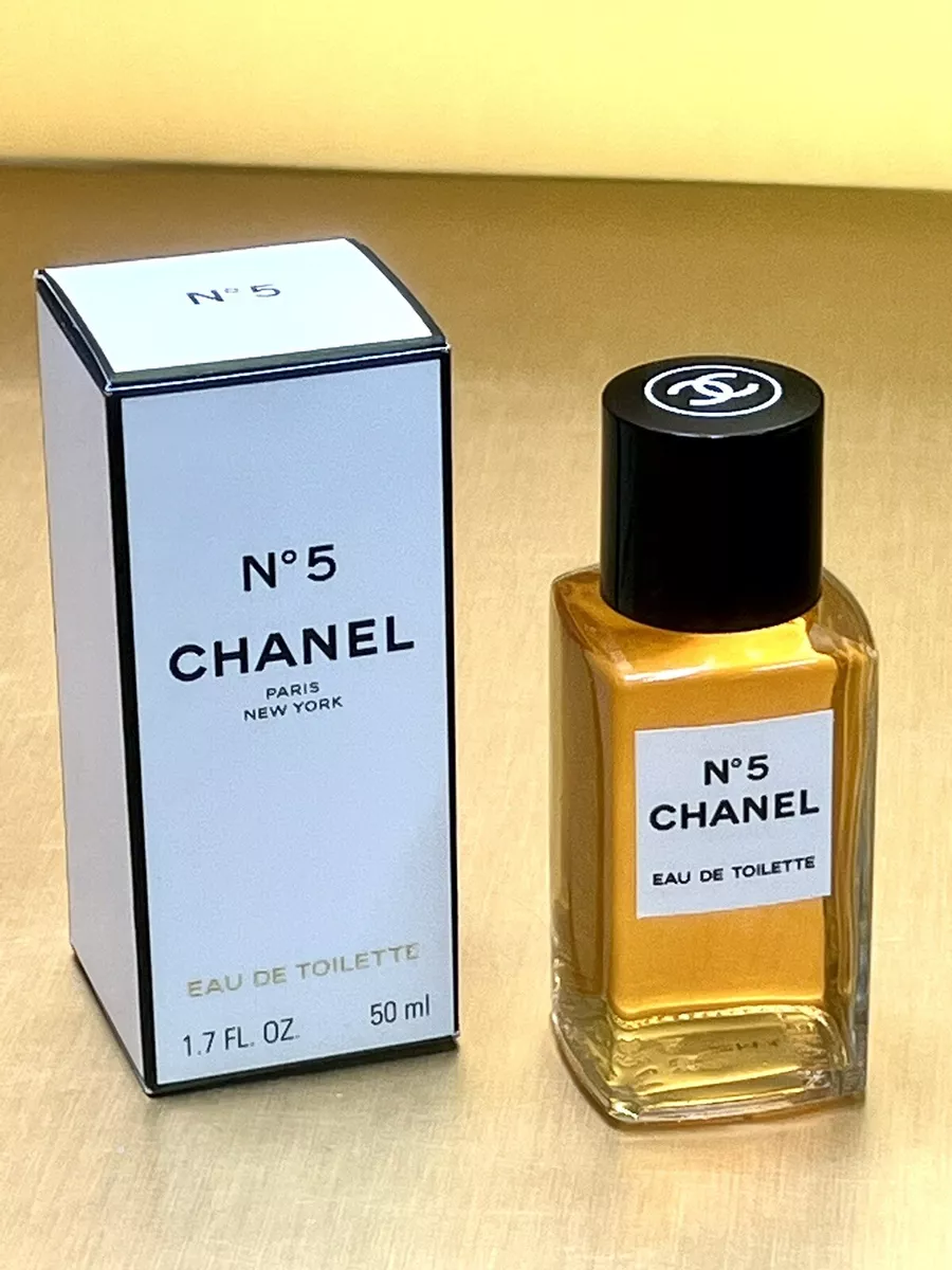 CHANEL No 5 for Women 1.7oz-50ml Eau De Toilette Splash VINTAGE FORMULA  (BU05