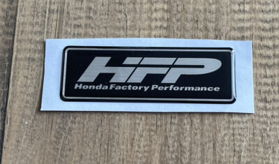 For Honda Factory Performance HFP Emblem Badge Accord Civic S2000 Silver