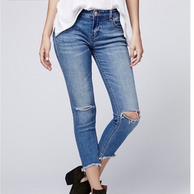 Free People Jeans Size 27 Crop Denim 