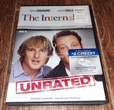 The Internship Unrated Includes 2 Version DVD Widescreen Owen Wilson New Sealed 