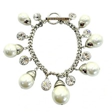 Givenchy bracelet with faux pearls and Swarov...