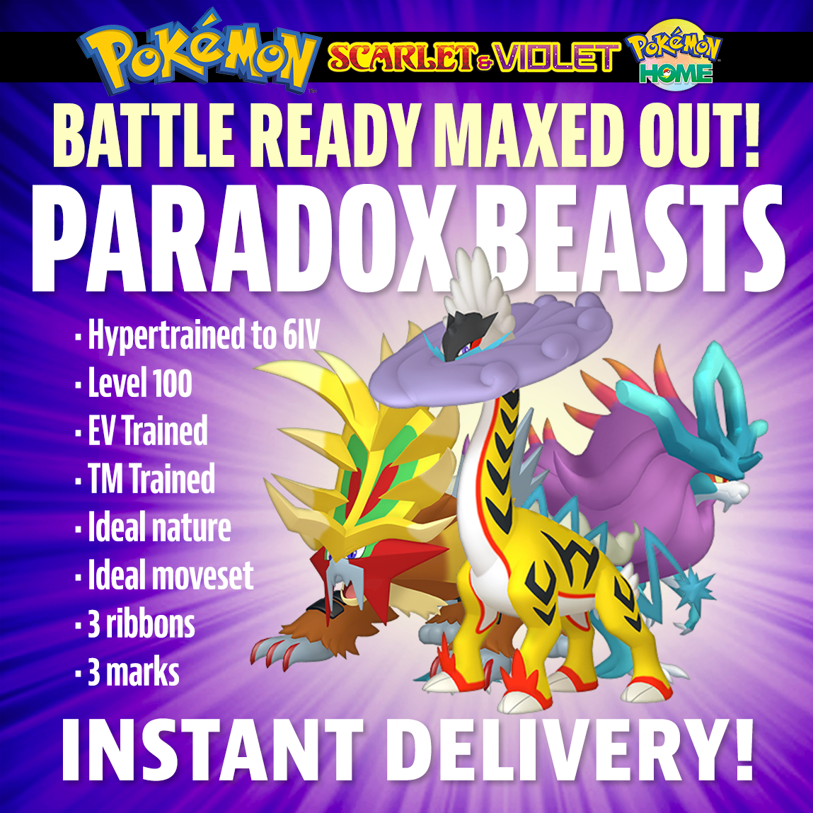 GOUGING FIRE, RAGING BOLT WALKING WAKE MAXED OUT! Pokemon