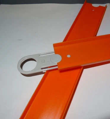 DIOPART3D 10 Stück Schienenverbinder Passend für Hot Wheels Schienen Track extra Lang