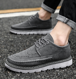 gray casual dress shoes