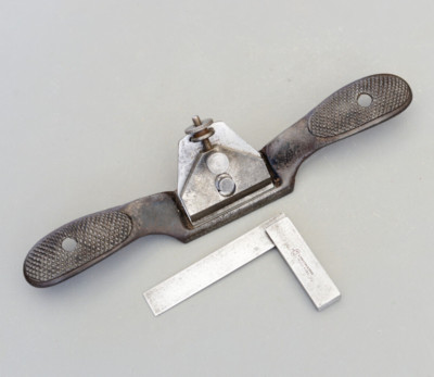 Vintage Set 2 Edward Preston & Sons, Birmingham Spokeshave No 77 und Try Square