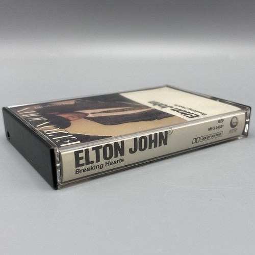 Elton John Breaking Hearts Cassette 1984 Happenstance Ltd Sad SongsVG+ M5G 24031 - Picture 2 of 5