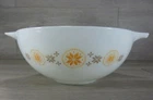 VINTAGE PYREX SNOWFLAKE STAR CROSSSTITCH CINDERELLA BOWL 10" DIA
