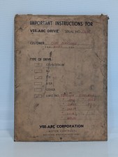 VEE ARC Manual for R-II & DWG NO 5200-004, 10...