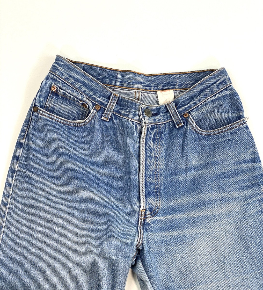 Vintage Levis Jeans 17501 Womens High Waist Tapered Red Tag