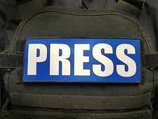 3x8 PRESS Blue Plate Carrier Patch Photojourn...
