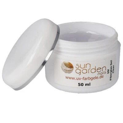 SUN GARDEN NAILS UV-Fiberglas Gel klar 50 ml - 1-Phasen UV Gel klar