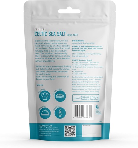 Coarse Celtic Sea Salt 500 G - Picture 2 of 10