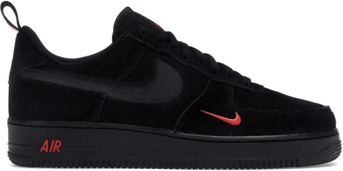 Nike Air Force 1 '07 LV8 Reflective Swoosh - Black Crimson