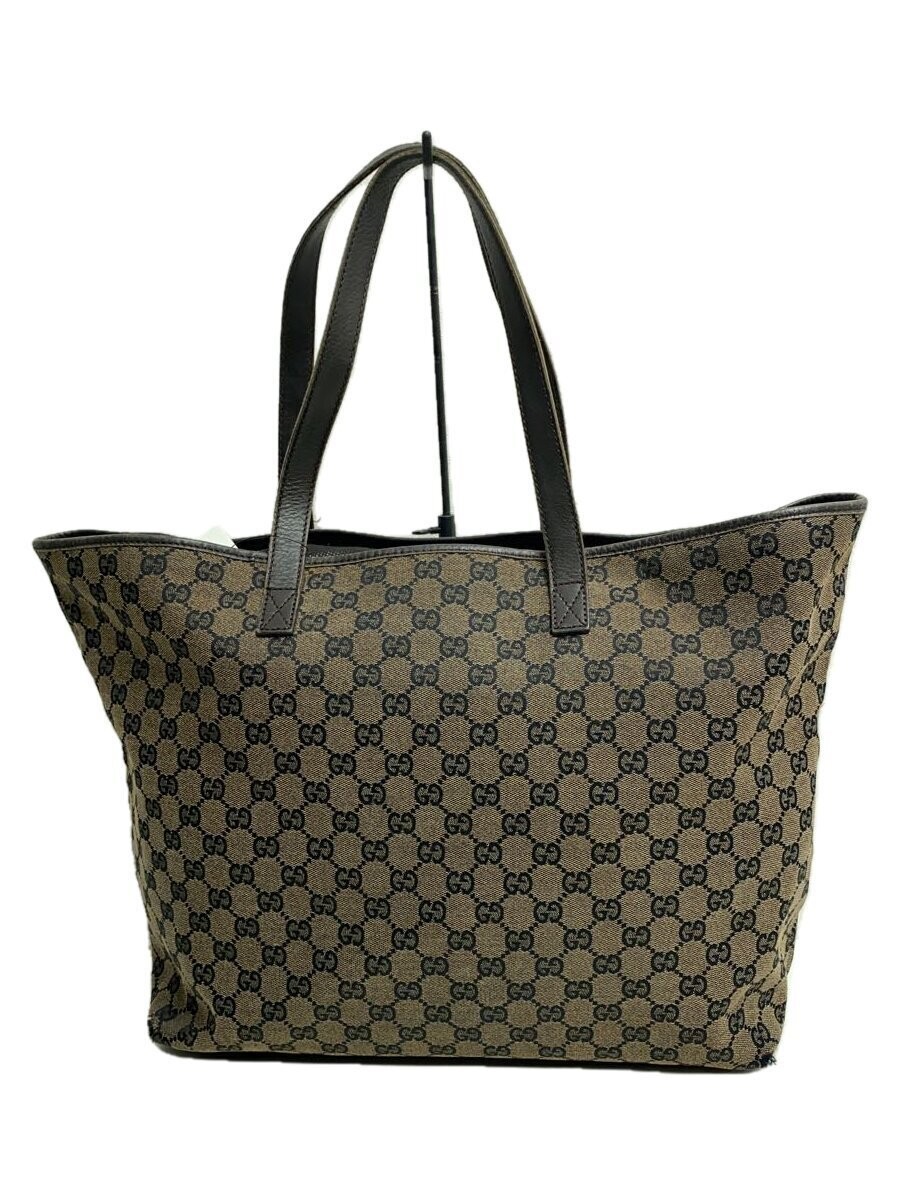 GUCCI GG Brown Tote Bag from Japan Authentic Pre-Owned