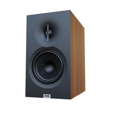 ELAC Debut 3.0 DB53-WN Bookshelf Speakers, Walnut (Pair) - 1” Aluminum Dome
