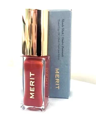 Merit Shade Stick Tinted Lip Oil Pink Beet High Shine Lip Color NIB 7ml FRESH