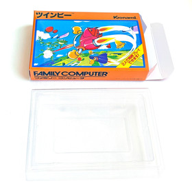 TWINBEE - Empty Konami box replacement spare case Famicom with tray Twin bee