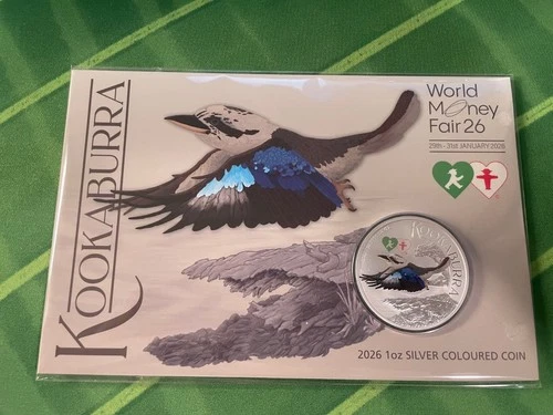 2026 Kookaburra Berlin World Money Fair 1 oz Silver Ampelmann Privy In Card NEW