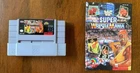 WWF Super Wrestlemania for SNES with Dust Cover and Booklet - Tested & Works