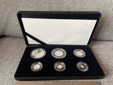 2019 BRITANNIA UK SIX COIN SILVER PROOF (2.13oz) SET BOX
