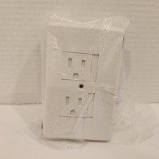 QTY 6 Safety Innovations 790-6: Self-Closing Standard Outlet Covers Off White