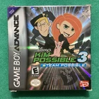 Kim Possible 3: Team Possible Nintendo Game Boy Advance GBA CIB