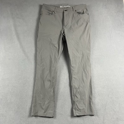 Columbia Pants Mens Size 34X30 Gray Royce Range Performance Outdoor Hiking