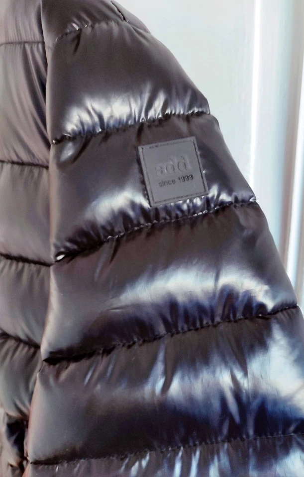 ADD down Italy - glänzende Daunenjacke in schwarz Gr. 48 - Bild 3 von 4