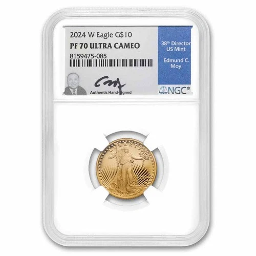 2024-W American Gold Eagle 1 oz Proof — photo from the most recent tracked eBay sale