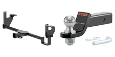 CURT Trailer Hitch Tow Kit 2in Receiver, 2in Ball Mount, Pin & Clip - 13583