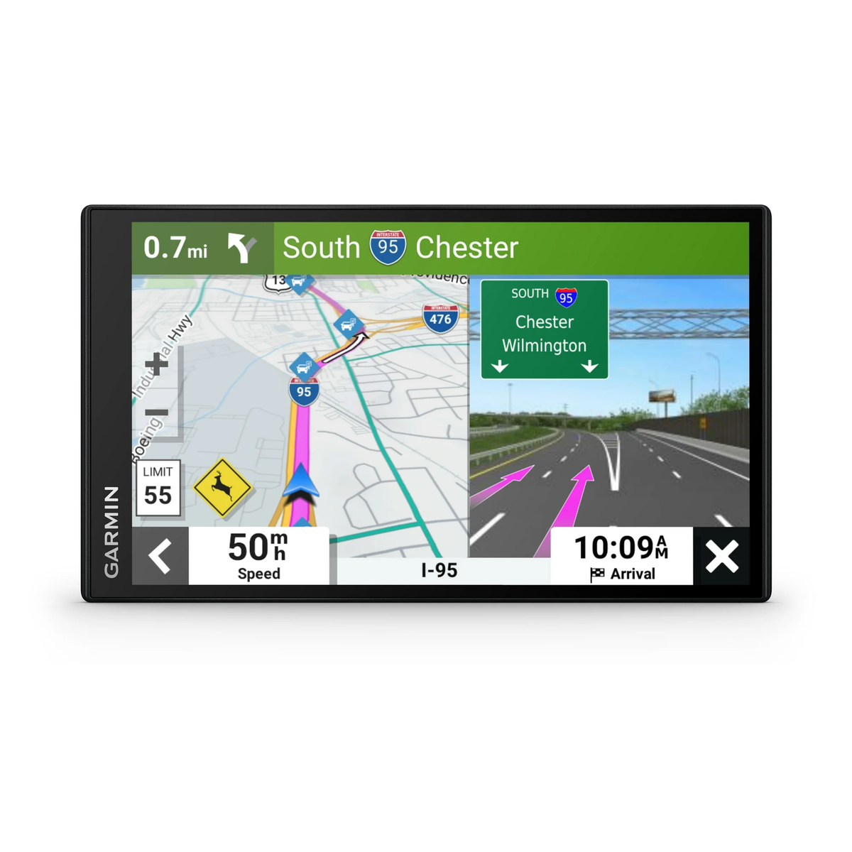 Garmin 010-02470-13 DriveSmart 76 EX 7 inch Car GPS Navigator