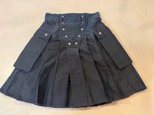 Utilikilt Black Kilt Size 29/30 Length 30