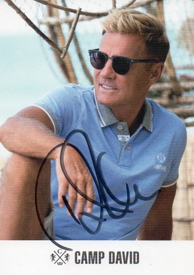 DIETER BOHLEN Autogrammkarte handsigniert DSDS SUPERTALENT Modern Talking Anders