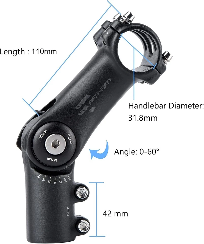 Adjustable Bike Stem for Comfortable Riding - Image 4 of 4