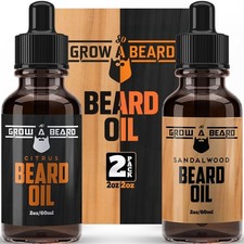 Beard Oil For Men Beard Growth Oil Beard Care Best Beard Oil All Natural Sand...