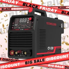 5-in-1 200A TIG/Stick & 50A Plasma Cutter, HF TIG/Pulse/Spot, Dual Voltage