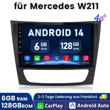 Für Mercedes-Benz E Klasse W211 2005-2008 Autoradio Carplay Android 14 GPS Navi Für Mercedes-Benz E Klasse W211 2005-2008 Autoradio Carplay Android 14 GPS Navi
