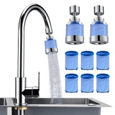 2 Pack Sink Water Filter Faucet, 360 Rotating Kitchen Faucet Water Purifier...