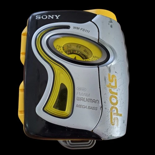 VTG Sony Walkman Sports WM-FS111 Am Fm Radio Cassette Player Tested Works Great