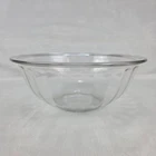 PYREX #325 Clear Mixing Bowl - 2.5L - Made in USA Glass -Used