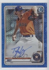 2020 Bowman Chrome Prospect HTA Choice Blue Mojo Refractor Tyler Ivey Auto 6kg