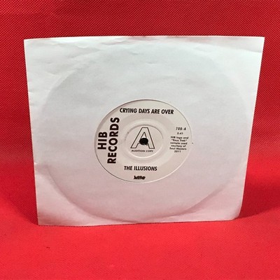 THE ILLUSIONS  Crying Days Are Over 2011 UK 7'' vinyl single Inferno 45 record