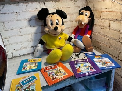 1986 DISNEY Worlds of Wonder Talking Mickey Mouse & Goofy with