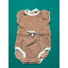 Quincy Mae 3/6 month terry romper 