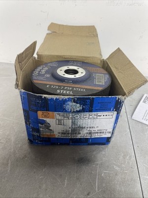 10pk pferd e 125-7 psf steel 5 inch 7/8  center. 125mm thick grinding wheels